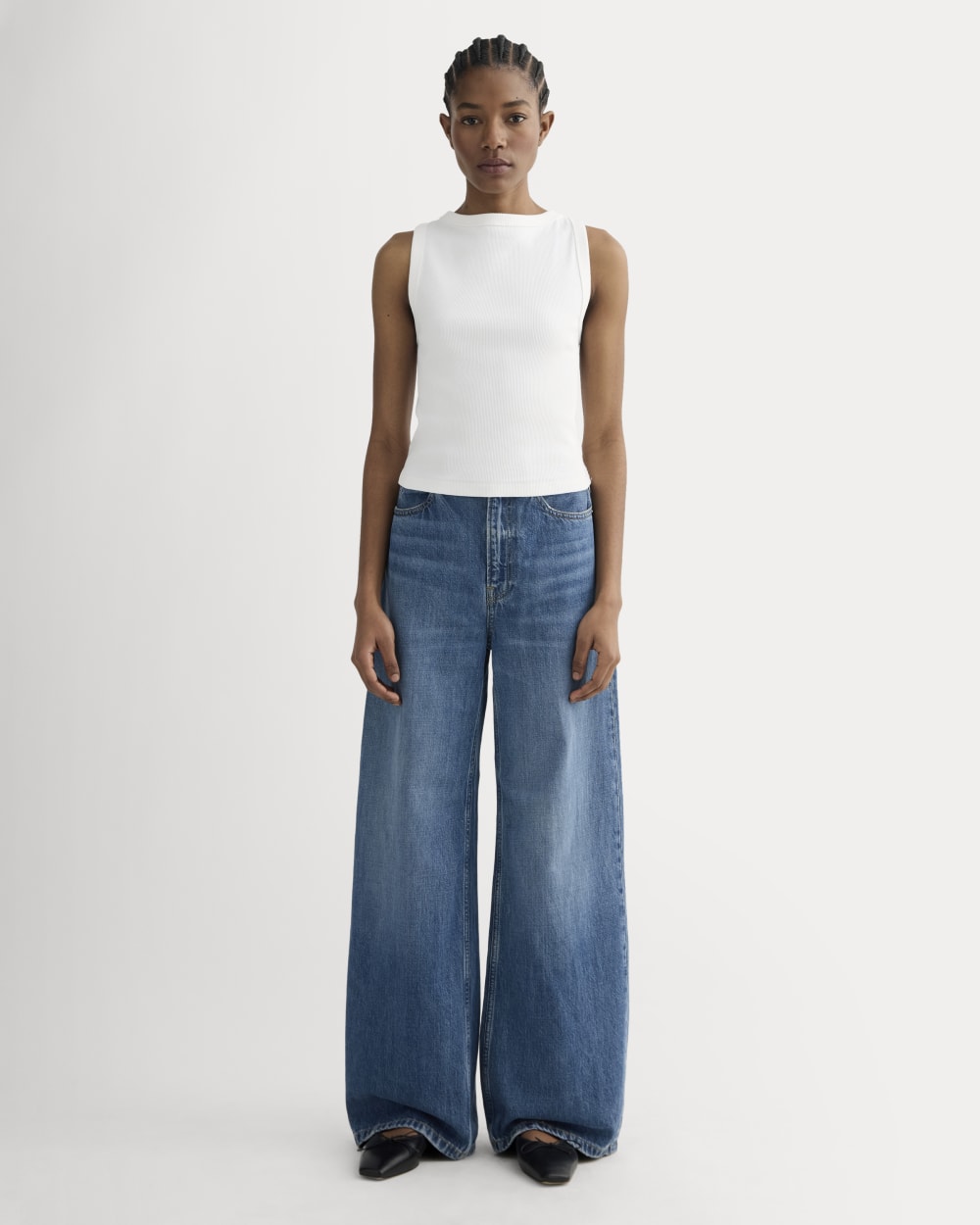 The Selfie Boatneck Tank | White - Image 3