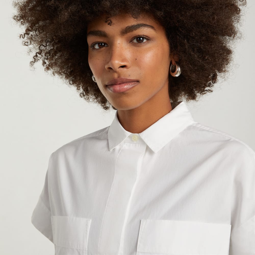 The Short-Sleeve Box Shirt | White - Image 3