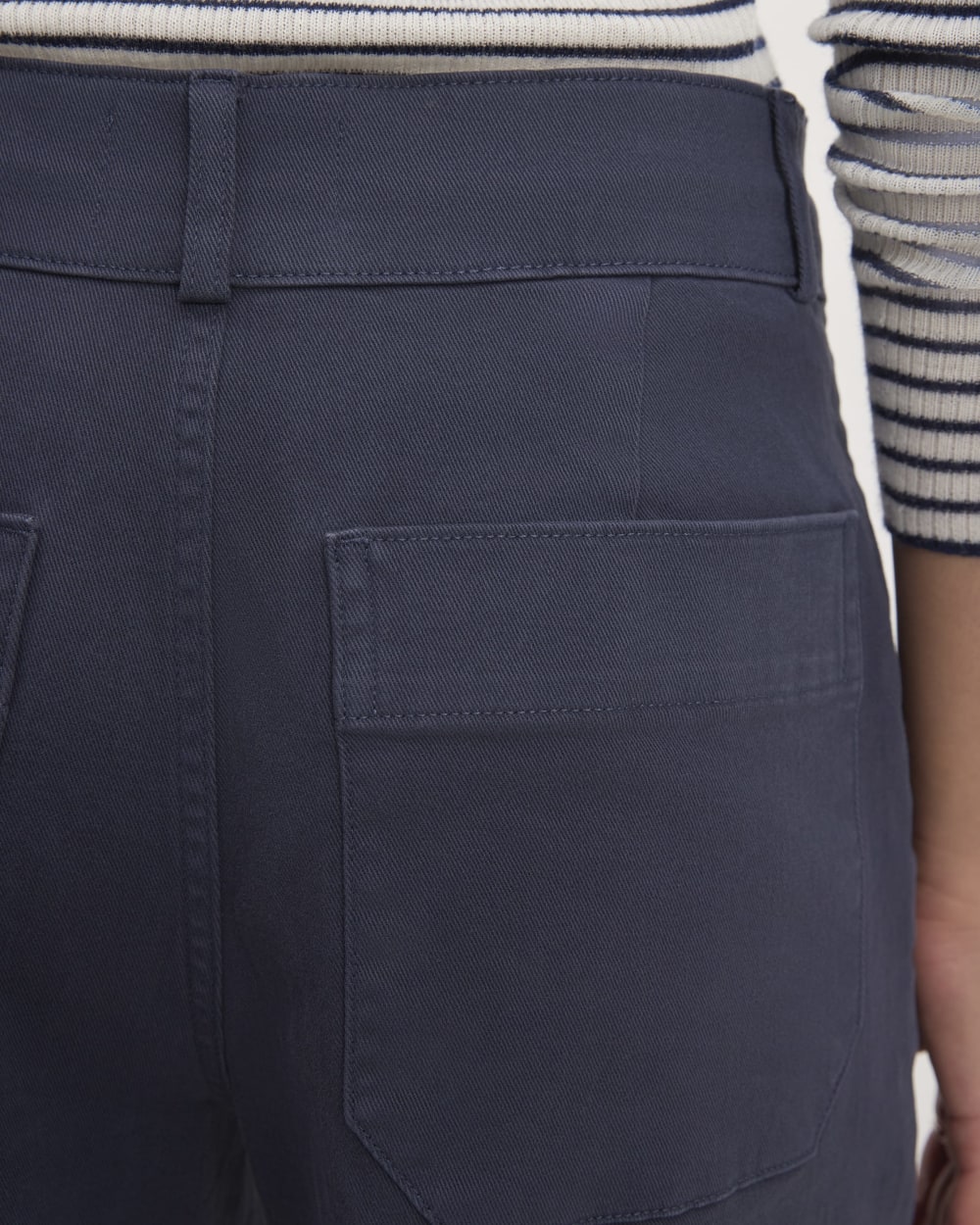 The Organic Wide-Leg Pant | Navy - Image 5