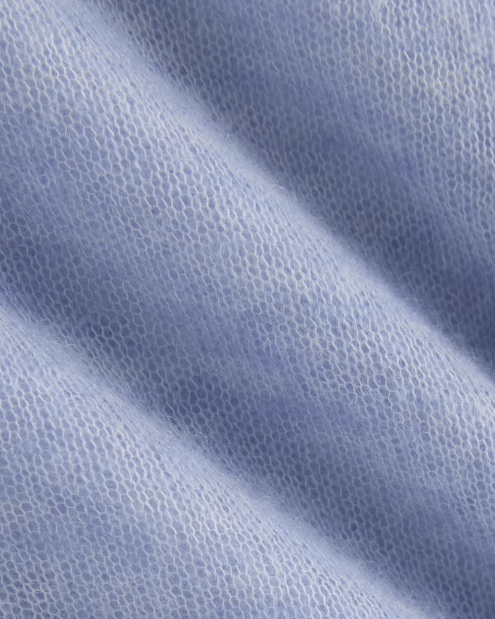 The Air Alpaca??Short-Sleeve Cardigan | Soft Blue - Image 7