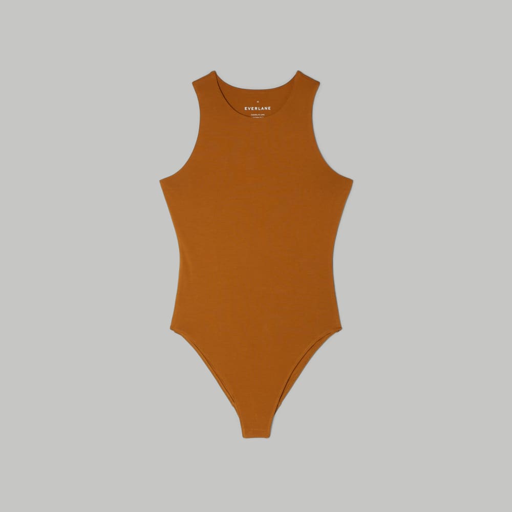 The Cutaway Tank Bodysuit | Tapenade | Bikini - Image 2