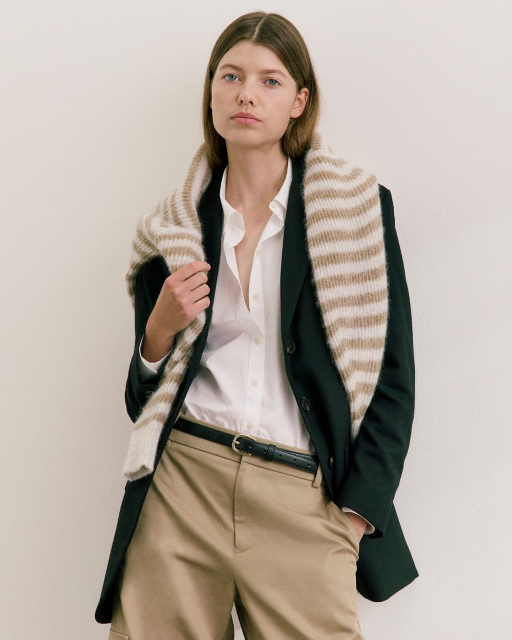 The Cocoon Crew in Alpaca | Mallow Heather/Camel - Image 7