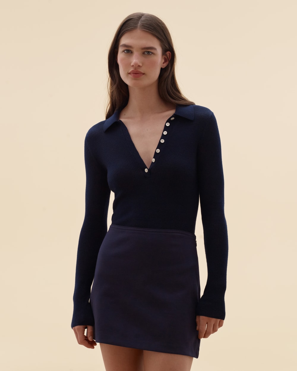 The Dream Mini Skirt | Navy - Image 7