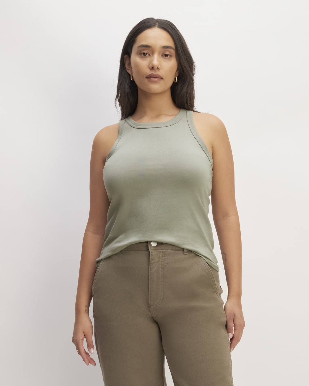 The Tank in Essential Cotton | Sage Green