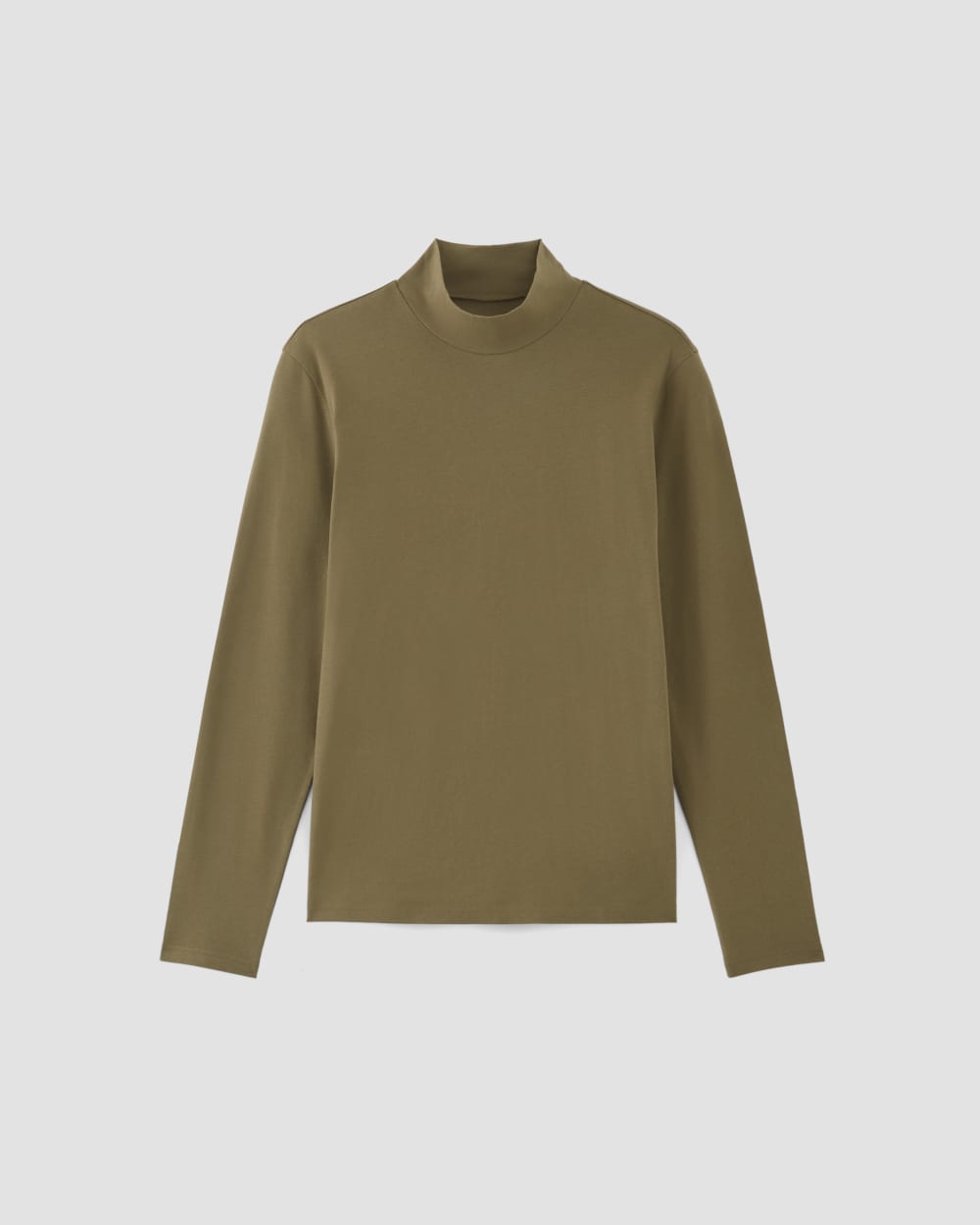 The Organic Cotton Long-Sleeve Turtleneck | Beech - Image 2