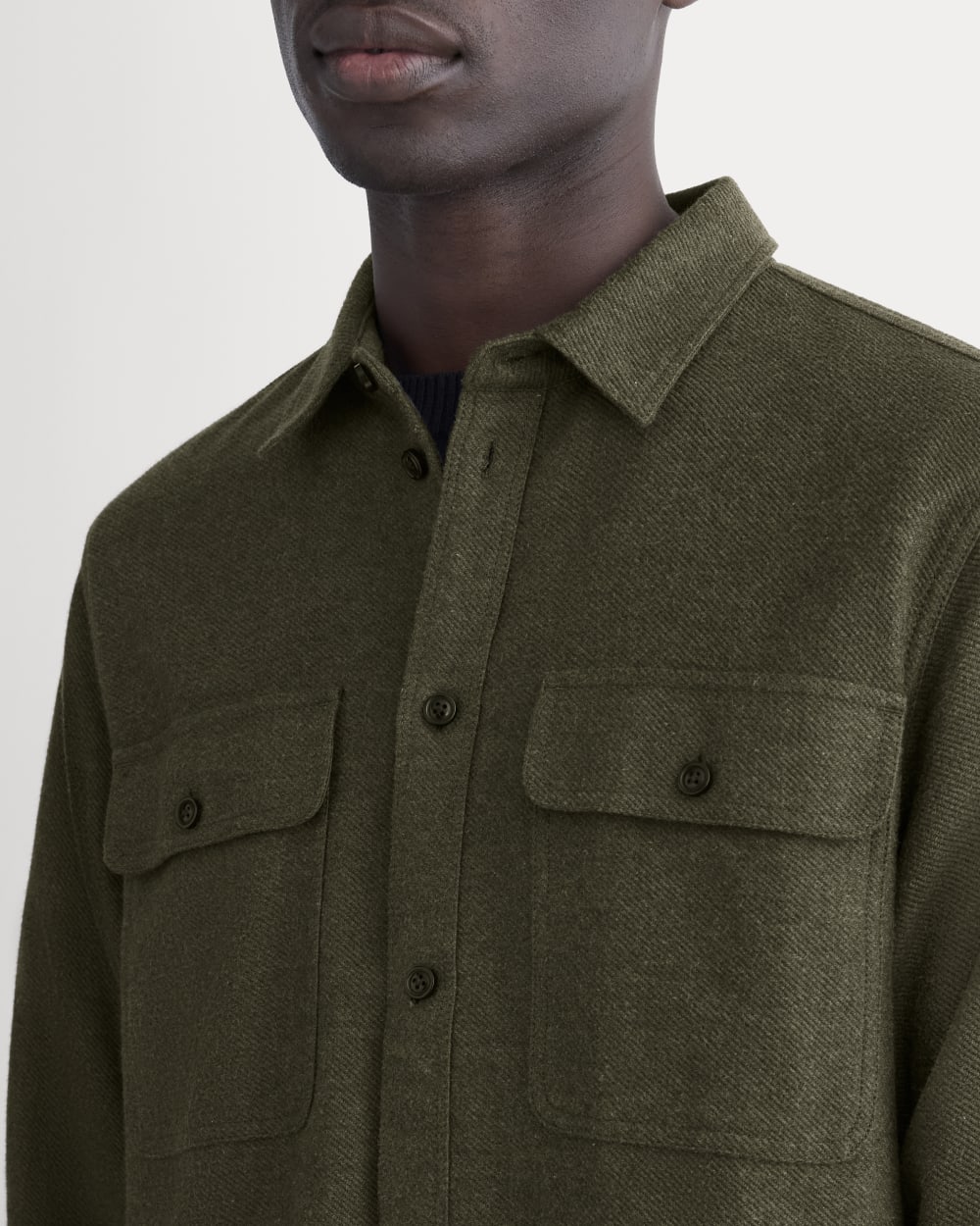 The Heavyweight Overshirt | Uniform | Heathered Green - Image 4