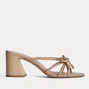 The Bow Heel | Blush Tan
