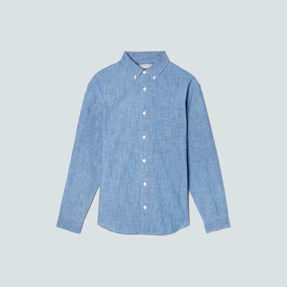 The Relaxed Organic Chambray Shirt | Ivy Blue ReChambray - Image 2