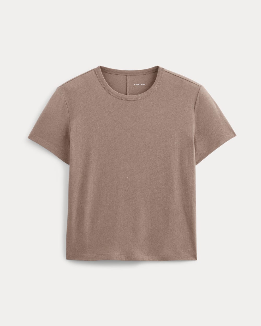 The Box-Cut Tee in Cotton Linen | Rose Dusk - Image 5