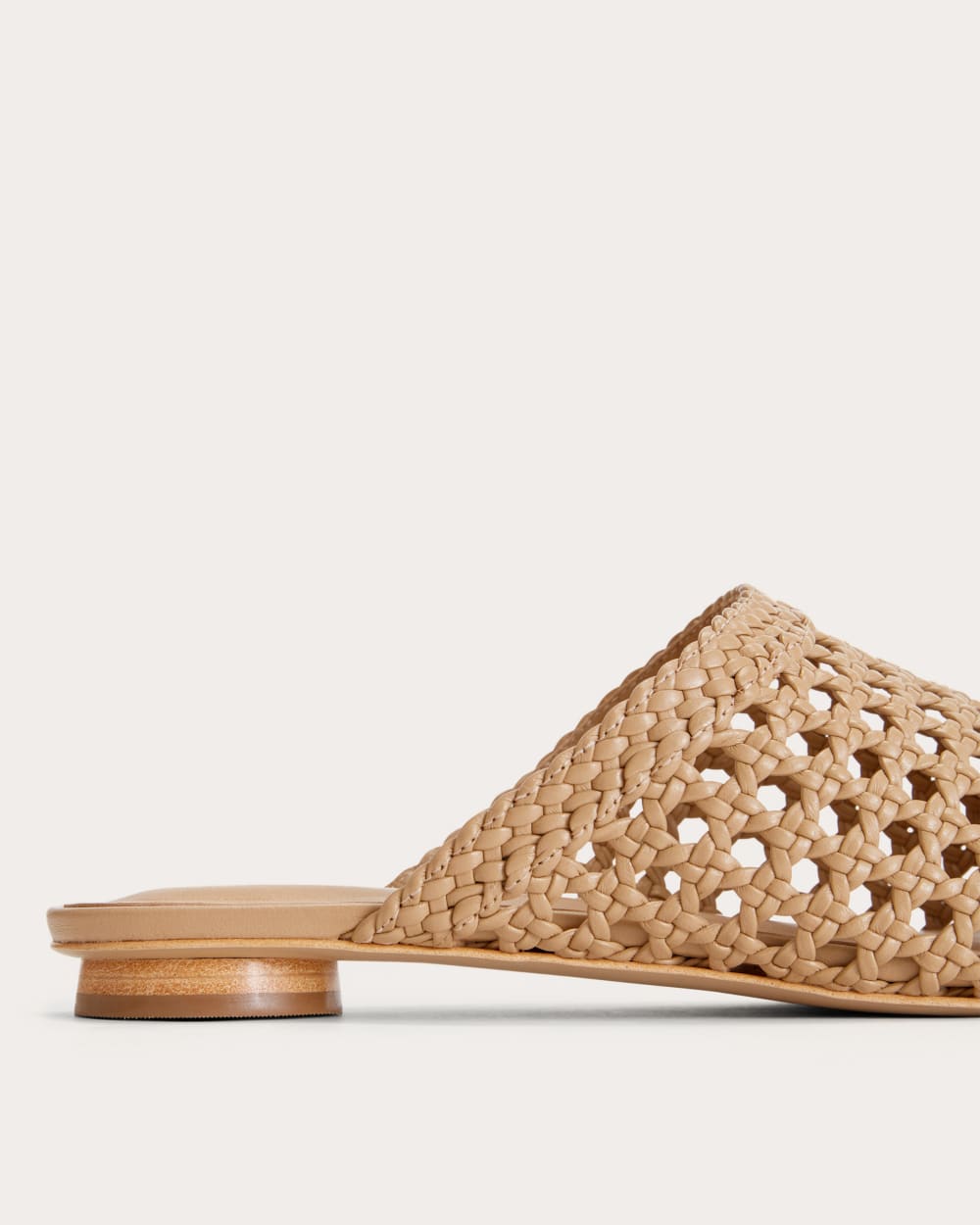The Day Mule | Light Taupe Woven - Image 6