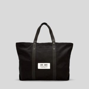 The Organic Canvas Weekender | Black