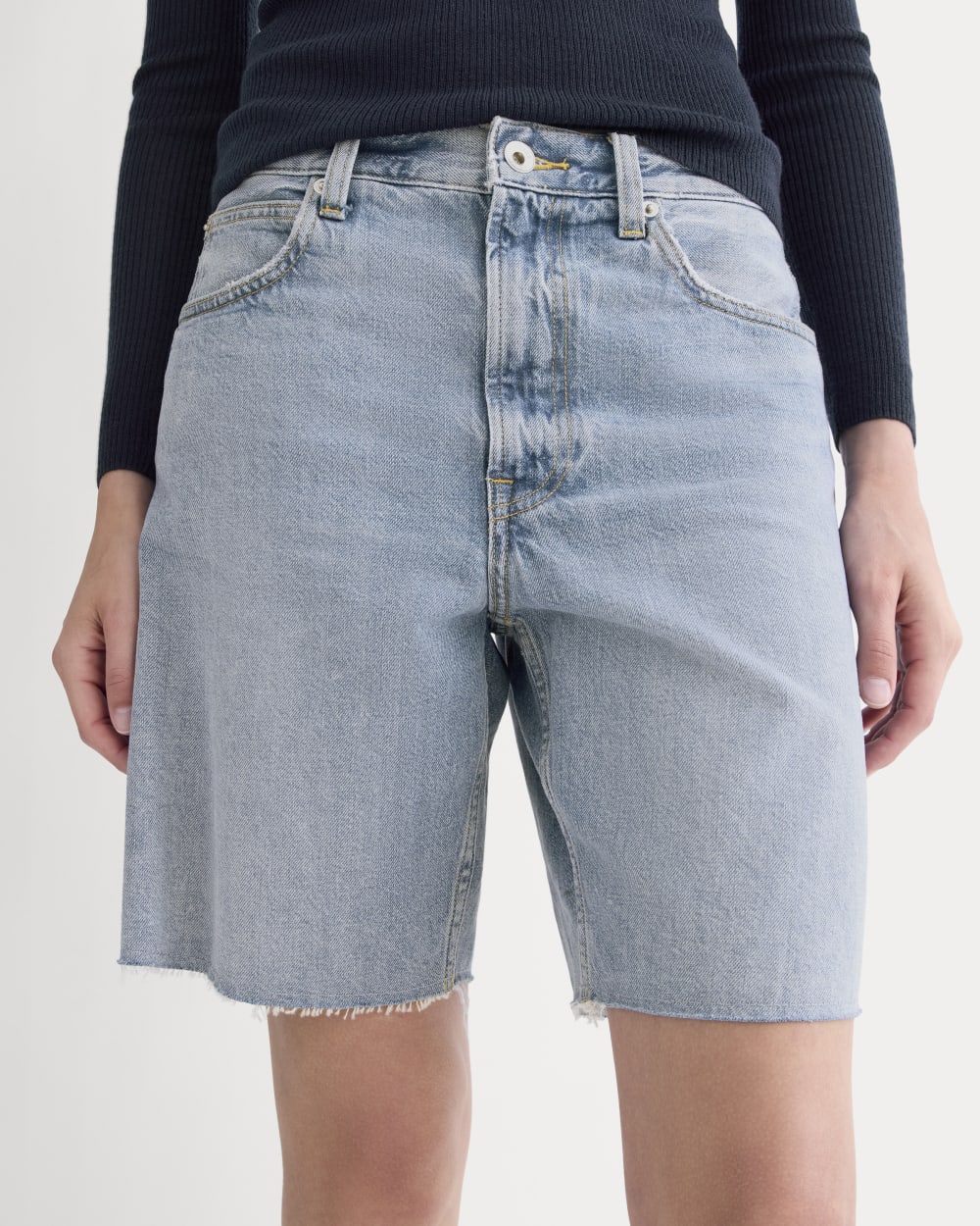 The OG Baggy Jean Short | Light Indigo - Image 4