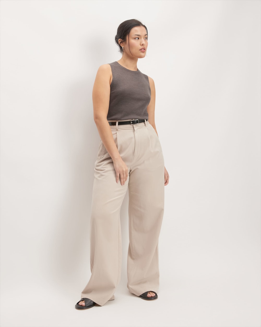 The Tank in Ultrasoft Merino | Heather Cocoa - Image 3