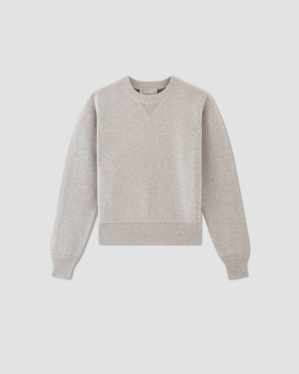 The Cotton-Merino Sweatshirt | Heathered Grey - Image 2