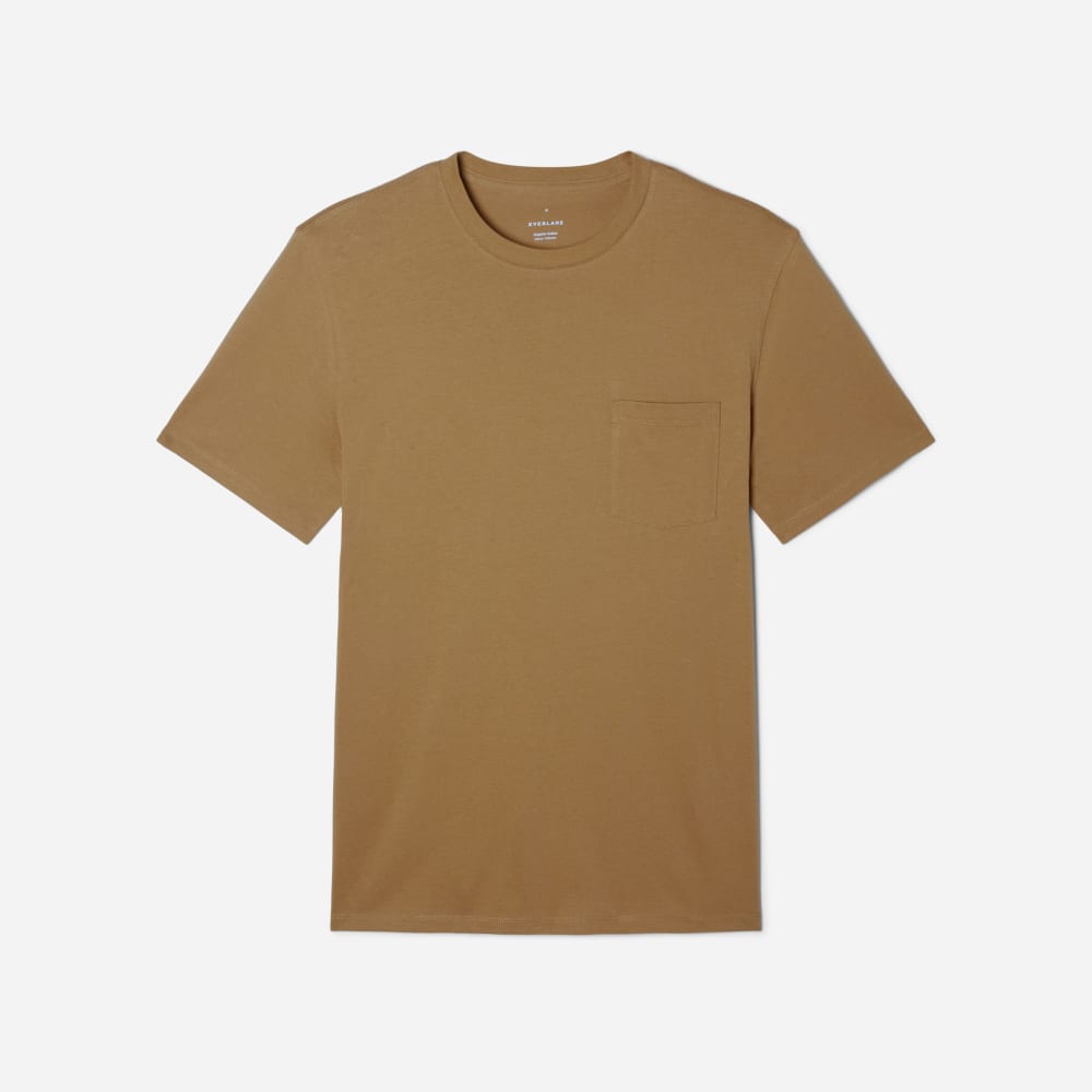 The Organic Cotton Pocket Tee | Dark Brown - Image 2
