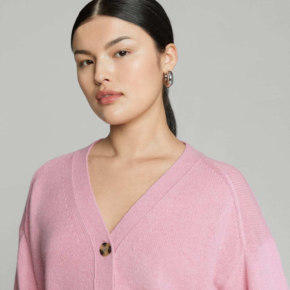 The Cashmere Cardigan | Bubblegum - Image 6