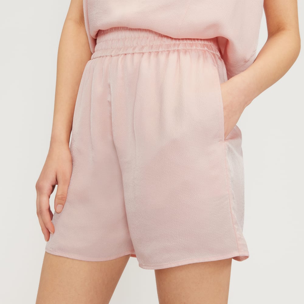 The Satin Pull-On Short | Petal Pink - Image 4