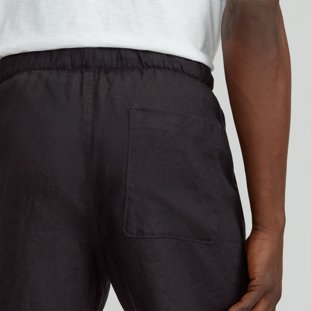 The Linen Easy Short | Black - Image 2
