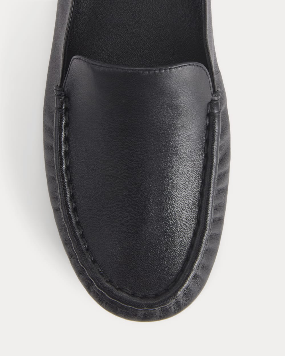 Leather Day Driver Loafer | Black - Image 6