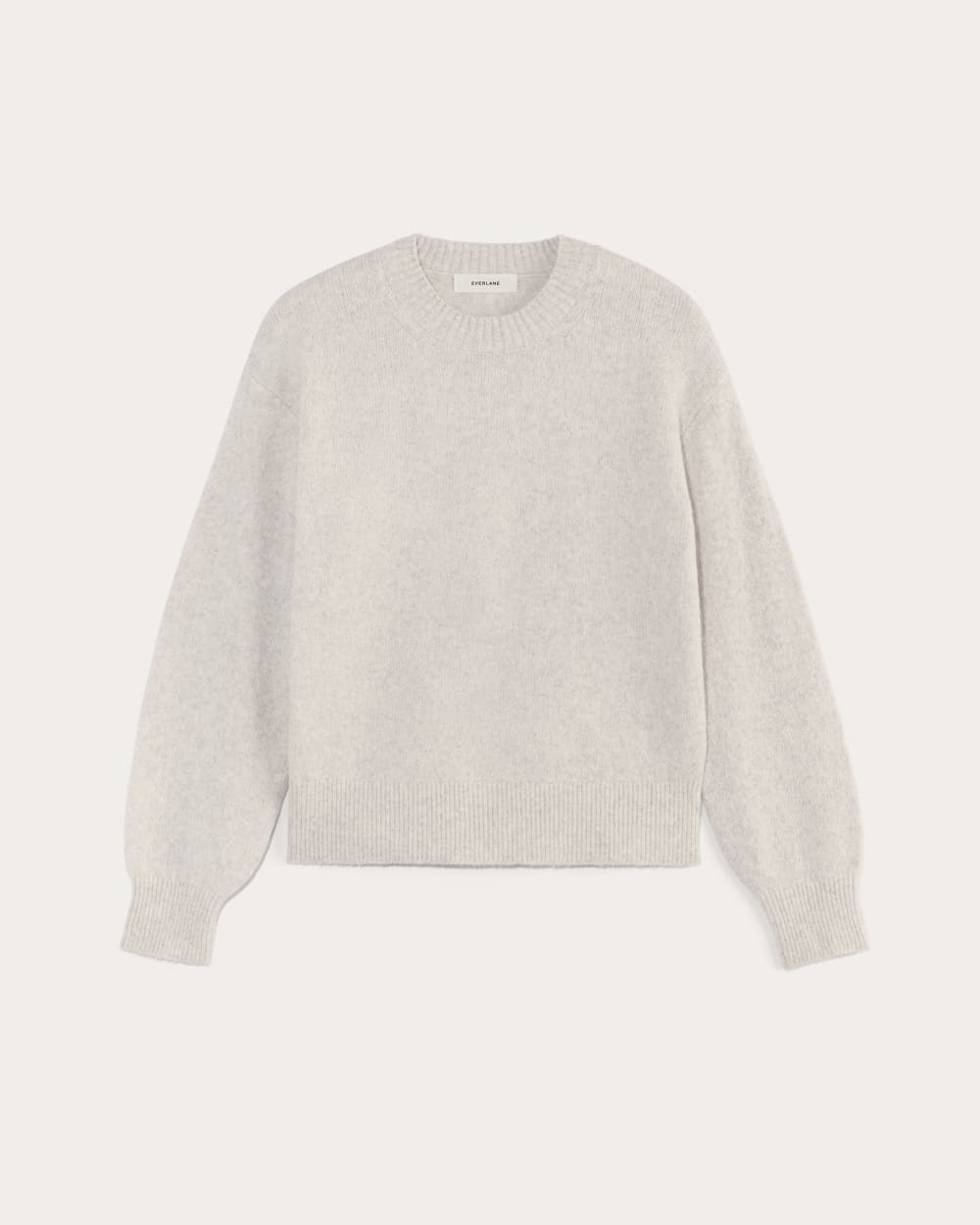 The Cocoon Crew in Plush Cotton | Heathered Oat - Image 2