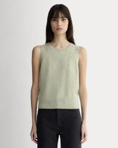 The Classic Tank in Cashmere | Light Heathered Moss