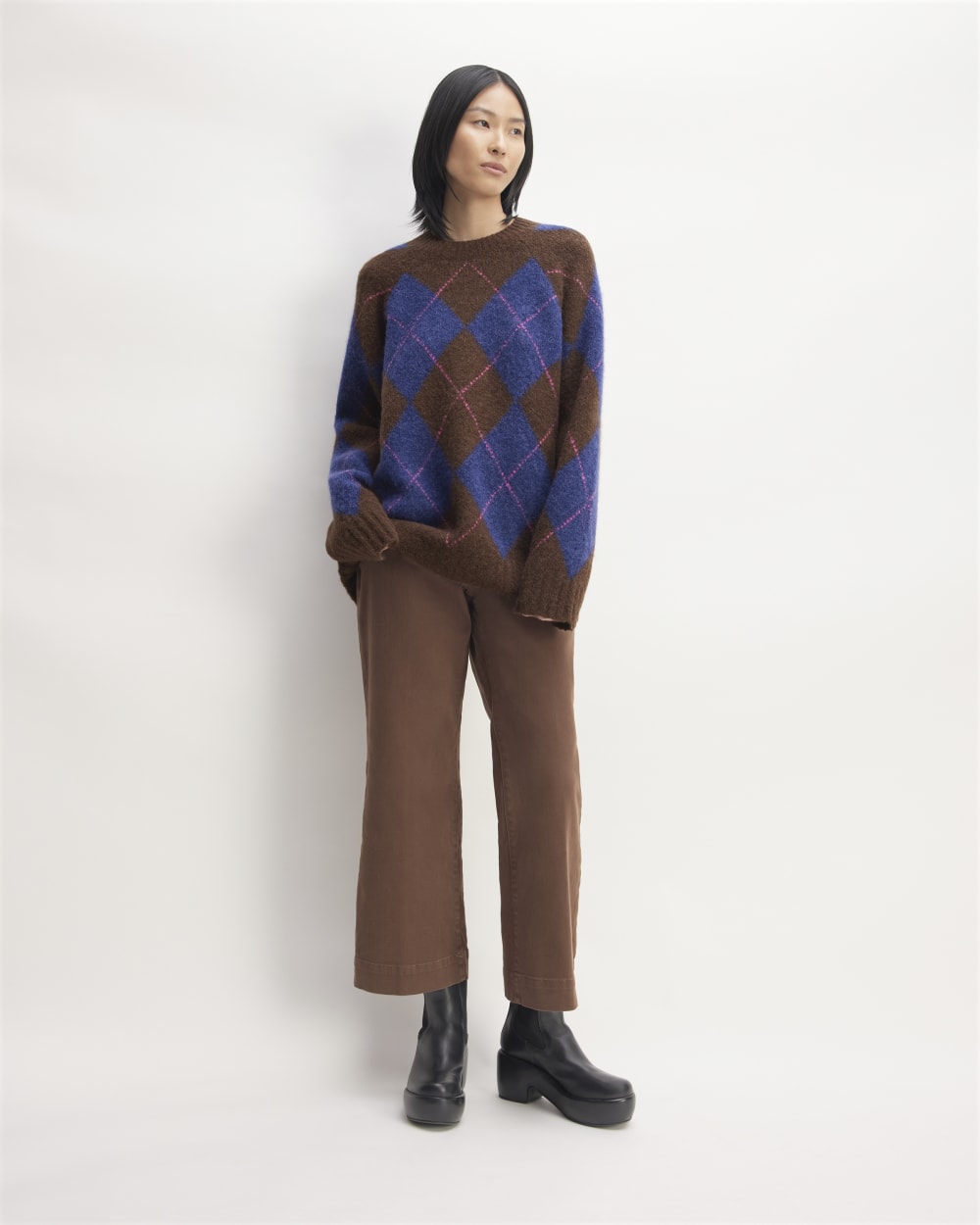 The SuperFuzz Alpaca Crew | Ocean Cavern / Hot Fudge / Fuchsia Pink - Image 3