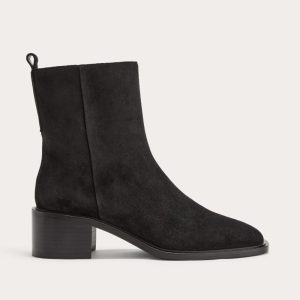 The City Boot | Black Suede
