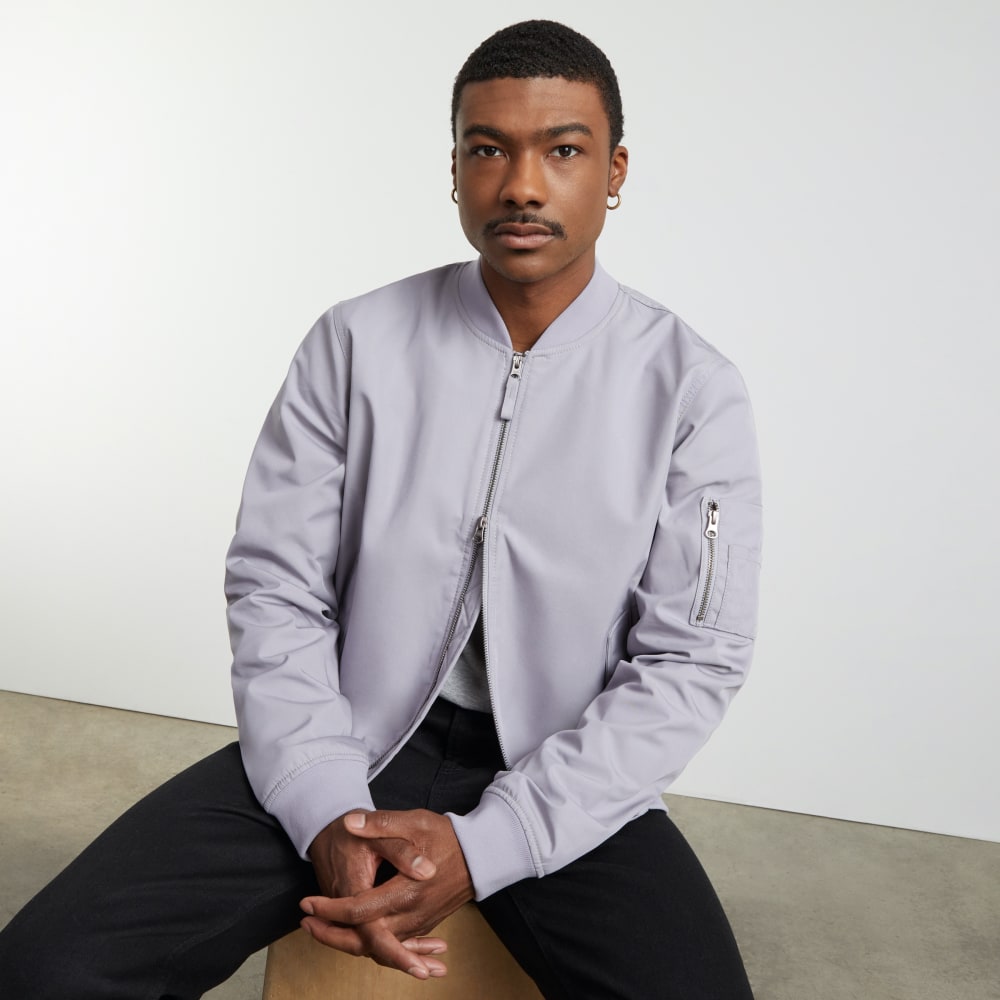 The Bomber Jacket | Uniform | Lilac Grey - Image 6