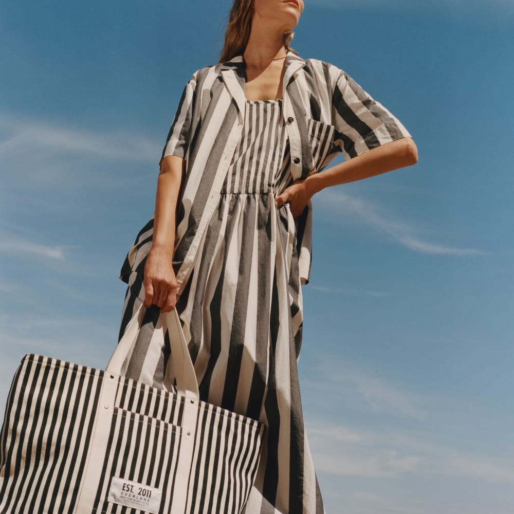 The Organic Canvas Weekender | Black / Bone - Image 6