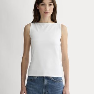 The Form Boatneck Tank | White