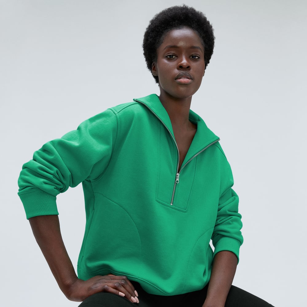 The Track Half-Zip | Bright Jade - Image 4