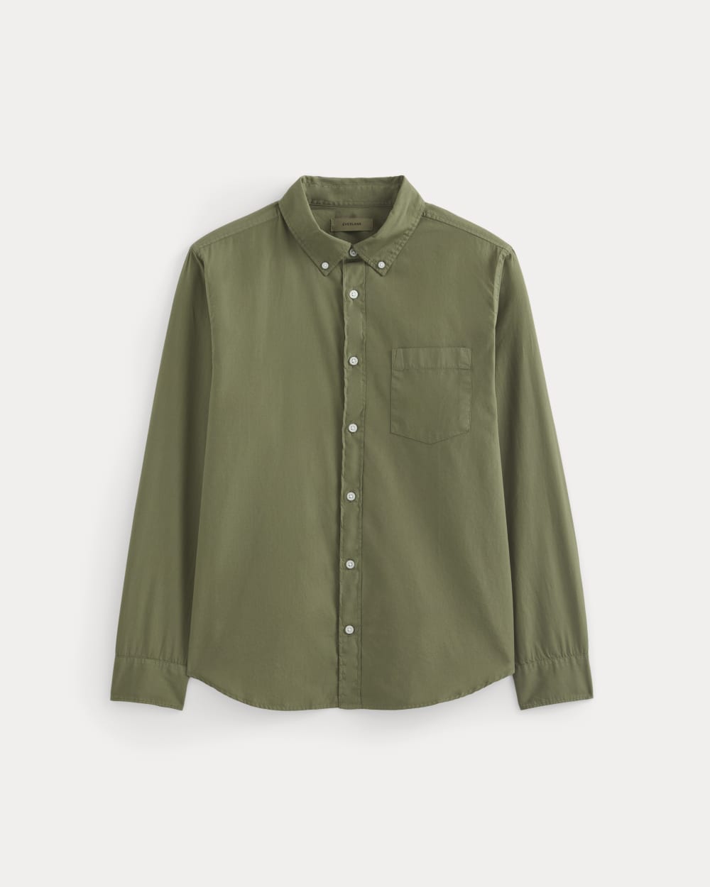 Washed Poplin Shirt | Lichen Green - Image 2
