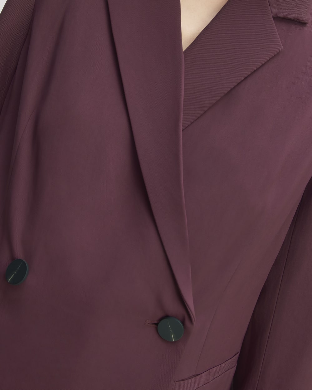 The Drapey Blazer | Burgundy - Image 5