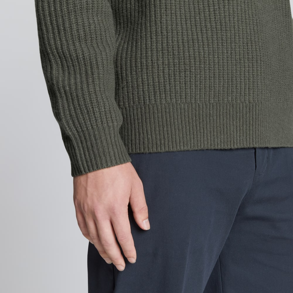 The Felted Merino Half-Zip Sweater | Kambaba - Image 5