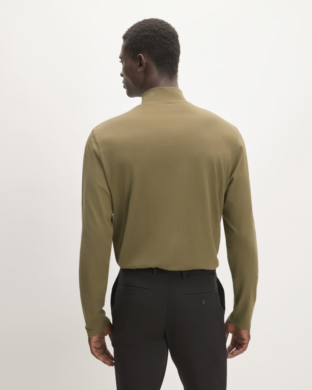 The Organic Cotton Long-Sleeve Turtleneck | Beech - Image 4