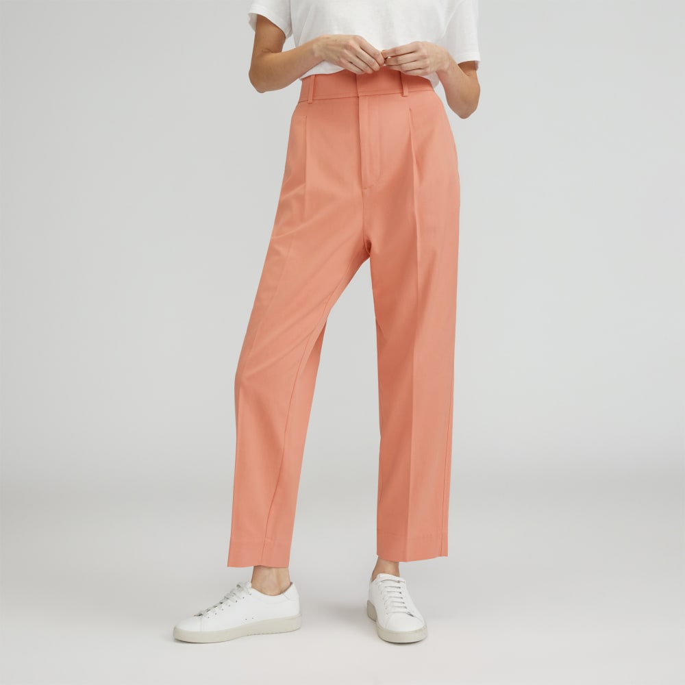The Draper Tapered Pant in Buttersmooth | Tawny Pink - Image 3