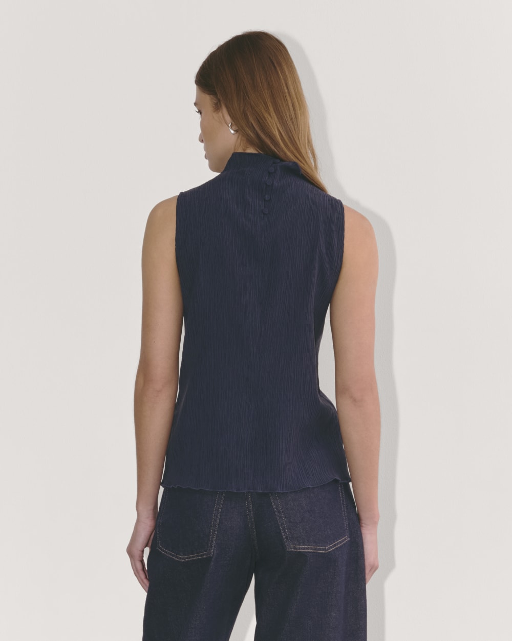 The Crinkle Tank | Navy - Image 5