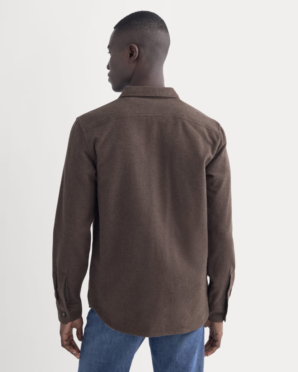 The Heavyweight Overshirt | Uniform | Heather Earth Brown - Image 5