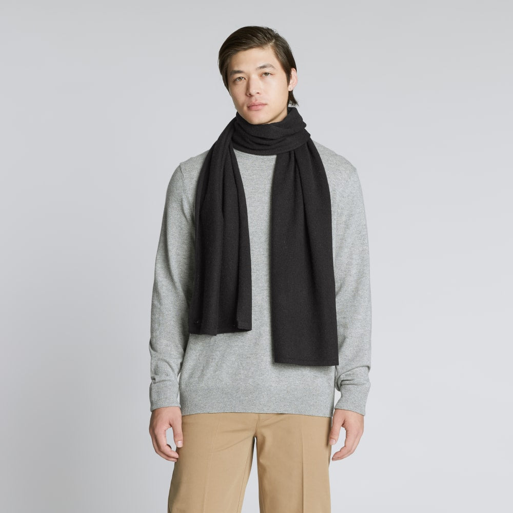 The Cashmere Scarf | Black