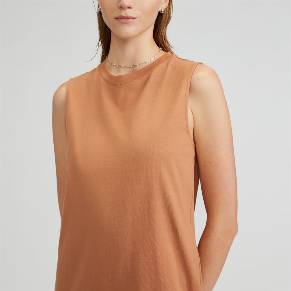The Weekend Tank Dress | Tawny Brown - Image 4
