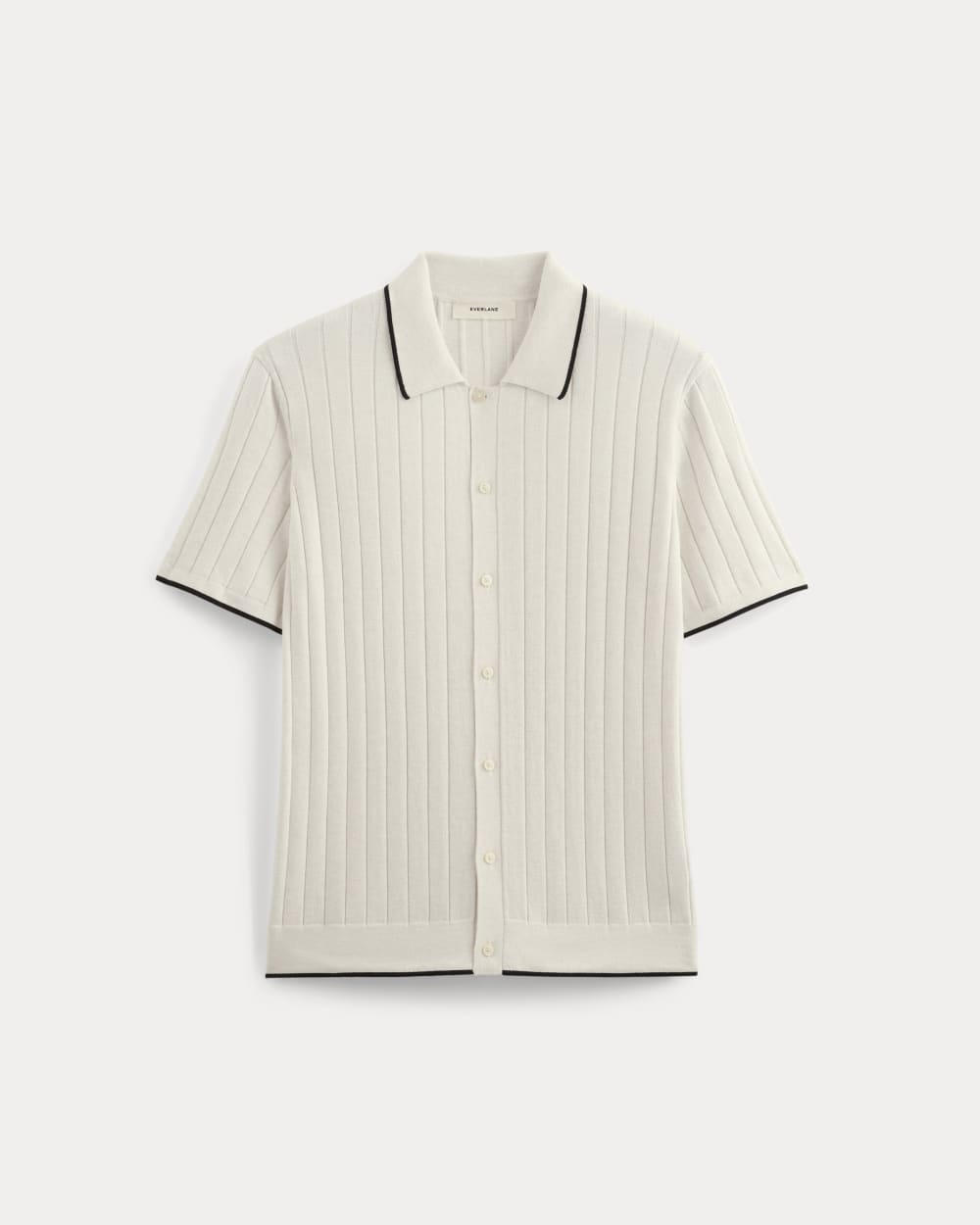 The No-Sweat Button-Down Polo | Heathered Canvas - Image 2