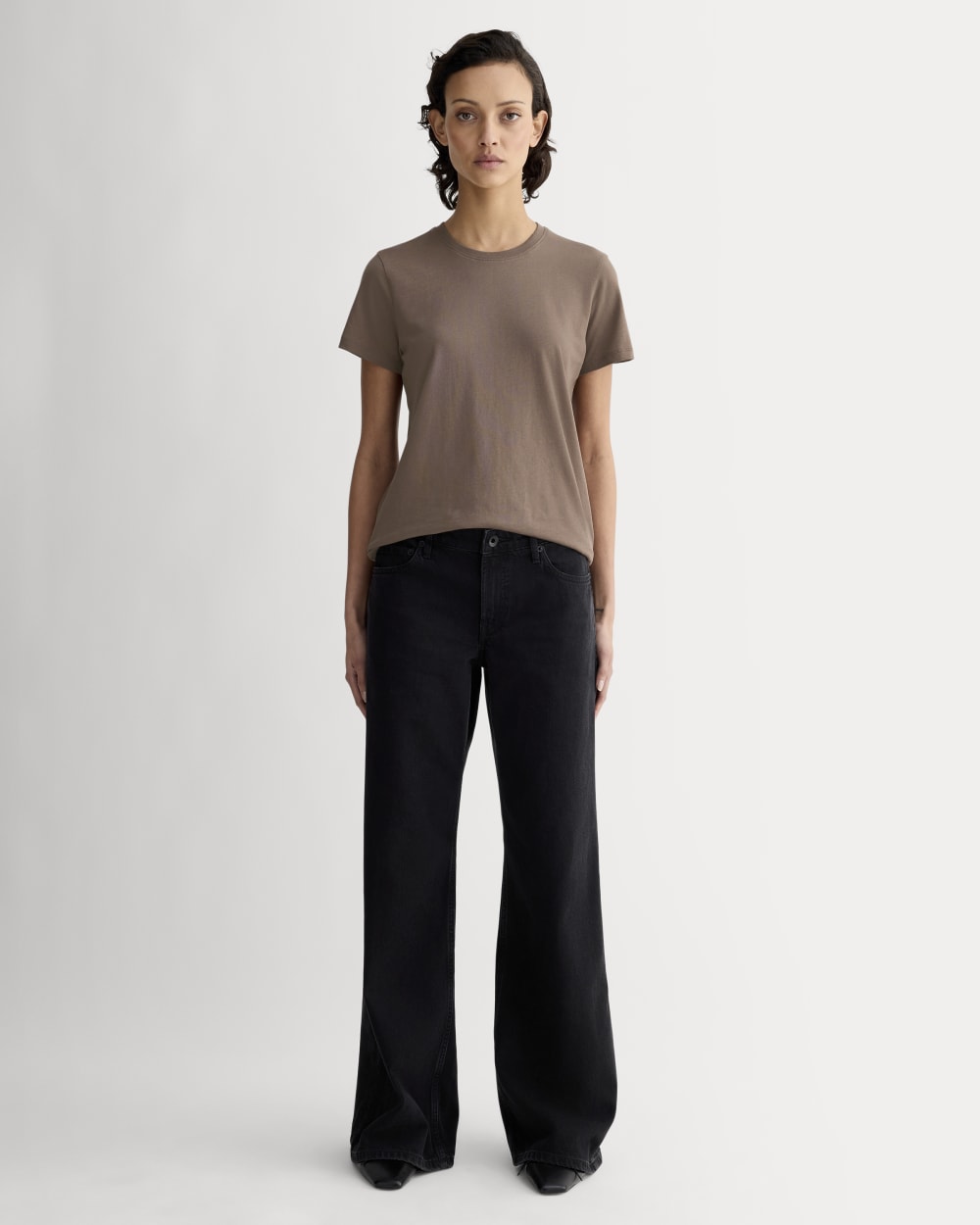 The Slim Crew in Essential Cotton | Clay - Image 3