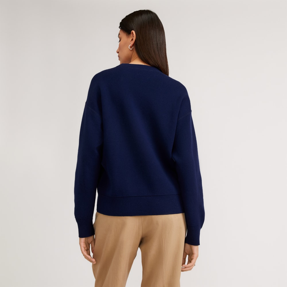 The Cotton-Merino Sweatshirt | Bright Navy - Image 5