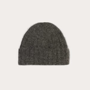 The Alpaca Beanie | Dark Charcoal