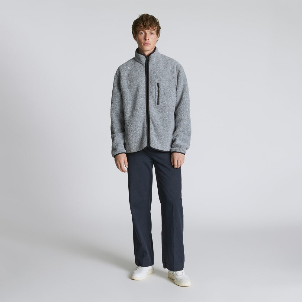 The ReNew Fleece Full Zip | Heathered Coal - Image 6