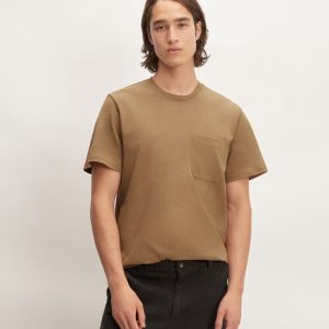 The Premium-Weight Pocket Tee | Uniform | Toasted Coconut