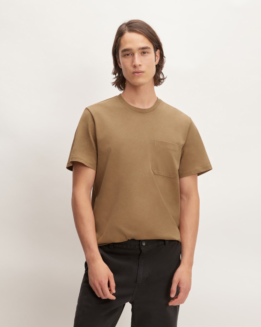 The Premium-Weight Pocket Tee | Uniform | Toasted Coconut