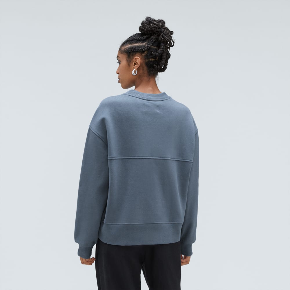 The Track Oversized Crew | Faded Blue - Image 3