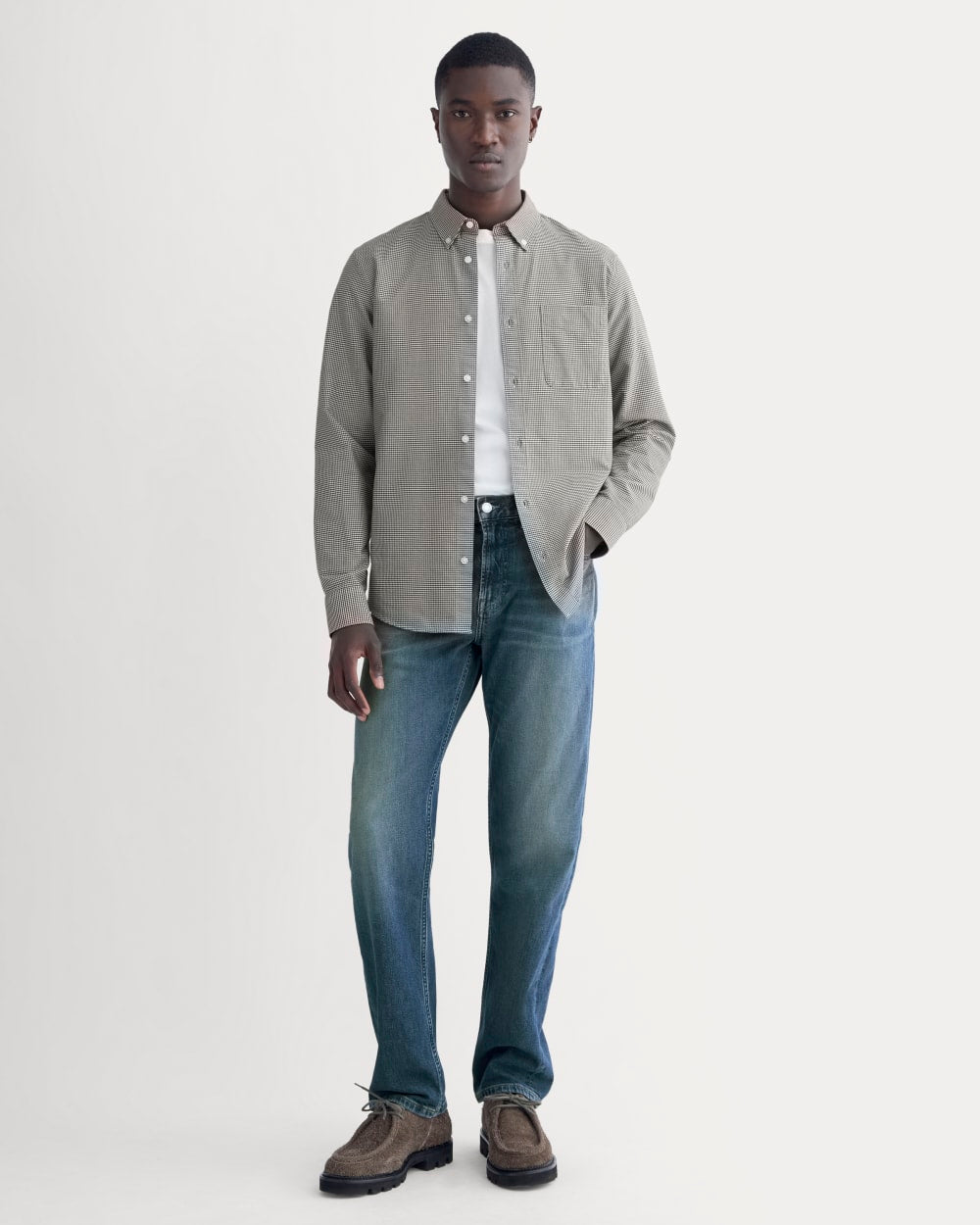 The Slim Oxford Shirt | Forest Night Gingham | Standard - Image 3