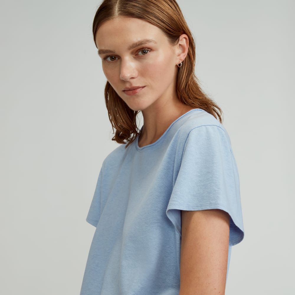 The Relaxed Hemp Tee | Periwinkle - Image 4